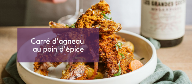 Carré d'agneau au pain d'épice